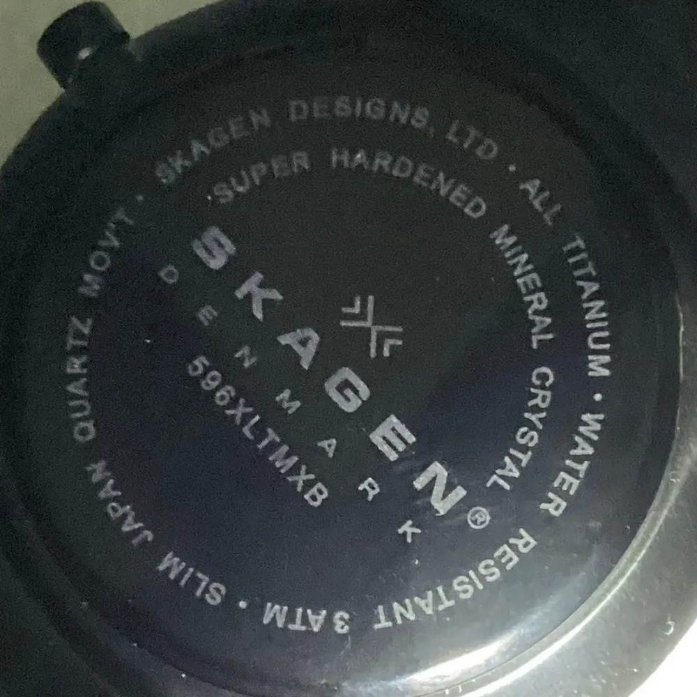 Skagen Denmark Black Titanium Men’s Watch Model 596XLTMXB